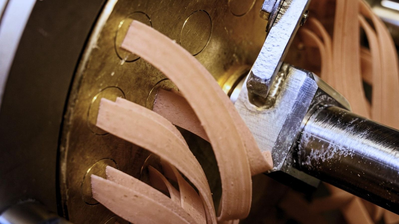 Trafilatura al bronzo della pasta di farro Vestalia