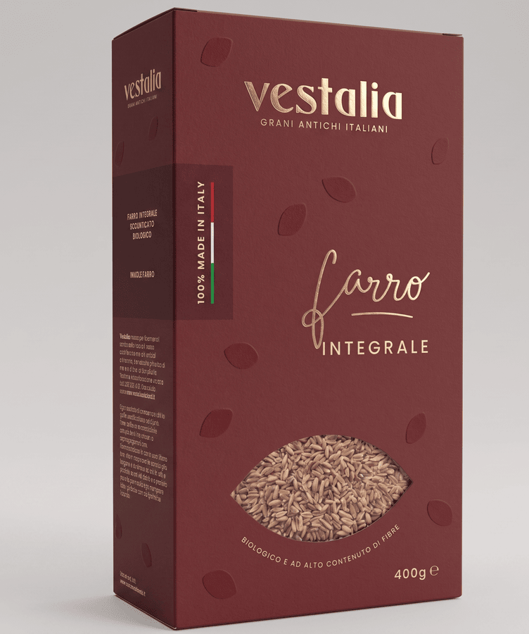 Packaging Farro Integrale Decorticato Bio Vestalia