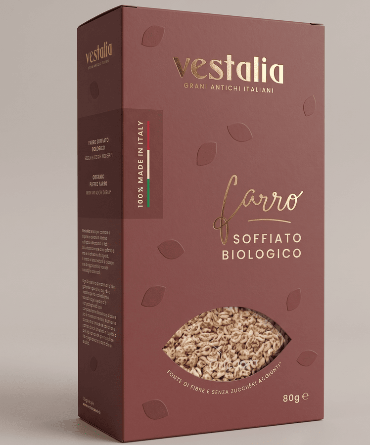 Packaging Farro Soffiato Bio Vestalia