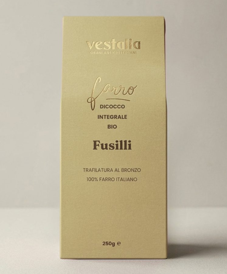 Packaging Fusilli di Farro Dicocco Integrale Bio Vestalia